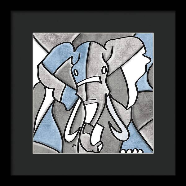 Elephant - Framed Print