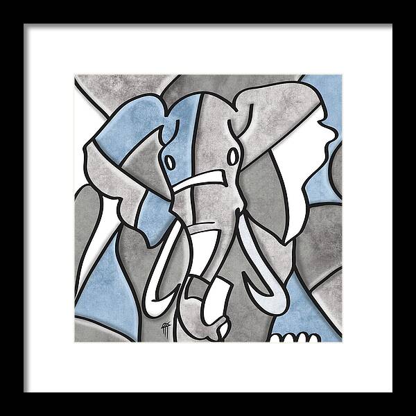 Elephant - Framed Print