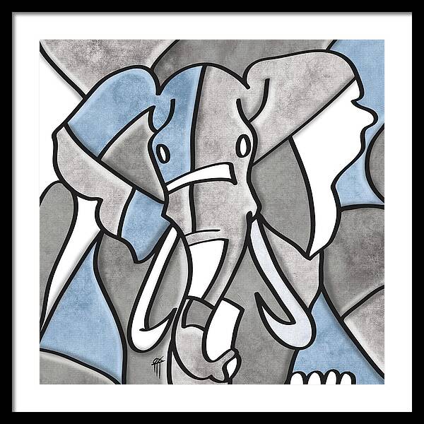 Elephant - Framed Print
