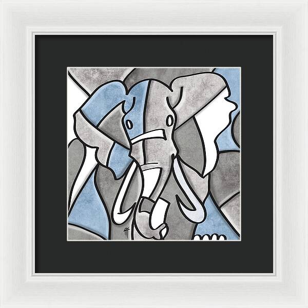Elephant - Framed Print