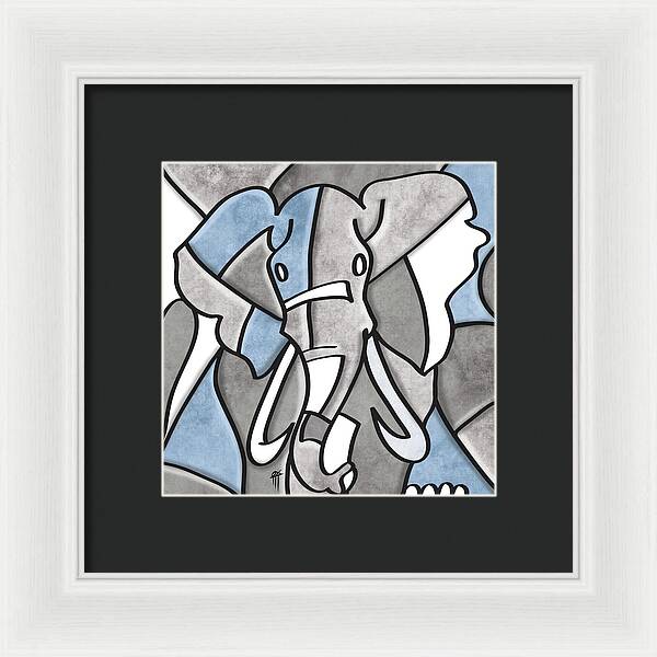 Elephant - Framed Print