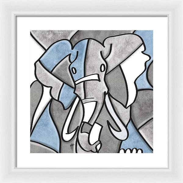 Elephant - Framed Print
