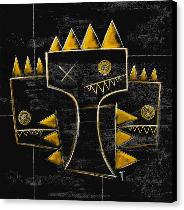 Golden Crowns - Canvas Print