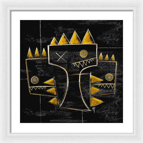 Golden Crowns - Framed Print
