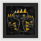 Golden Crowns - Framed Print