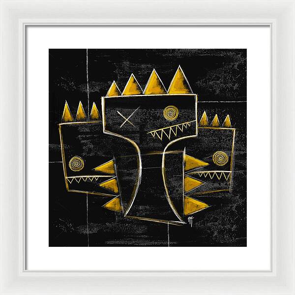 Golden Crowns - Framed Print