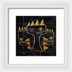 Golden Crowns - Framed Print