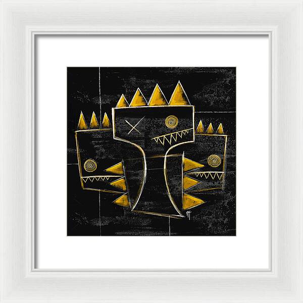 Golden Crowns - Framed Print