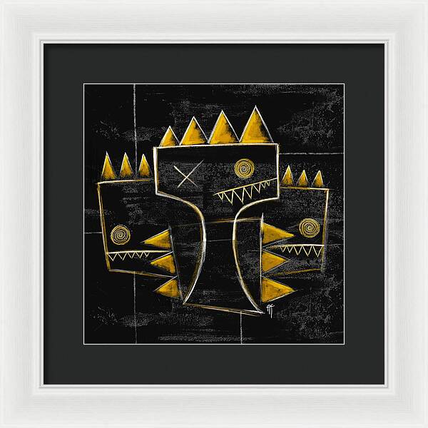 Golden Crowns - Framed Print