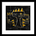 Golden Crowns - Framed Print