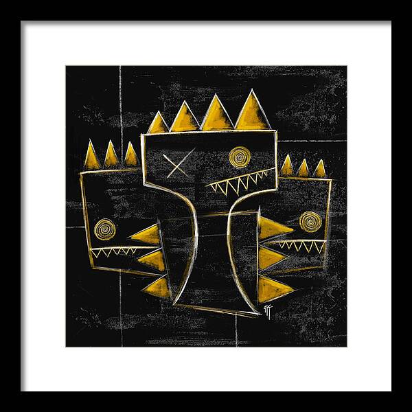 Golden Crowns - Framed Print
