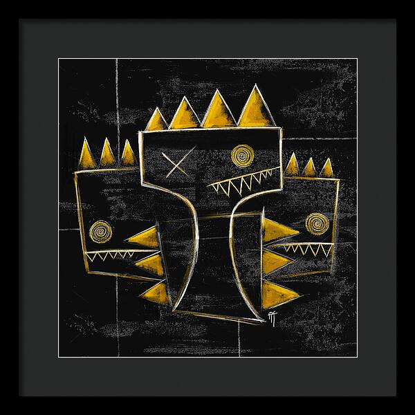 Golden Crowns - Framed Print