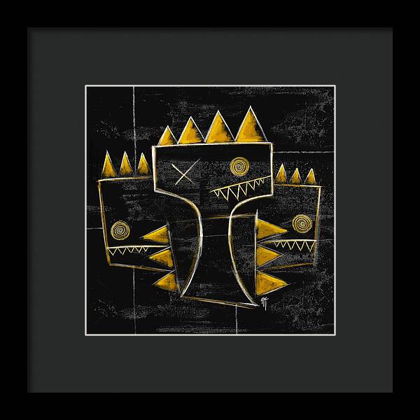 Golden Crowns - Framed Print