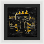 Golden Crowns - Framed Print