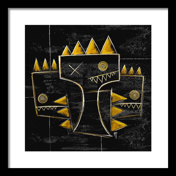 Golden Crowns - Framed Print