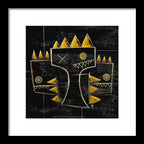 Golden Crowns - Framed Print