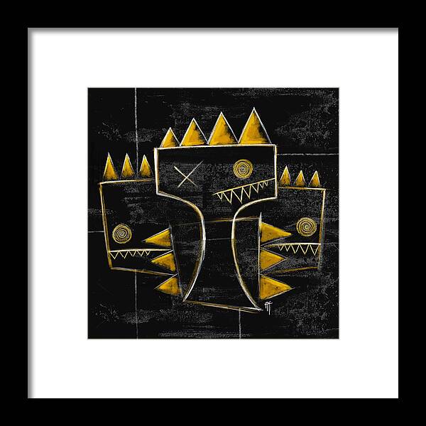 Golden Crowns - Framed Print