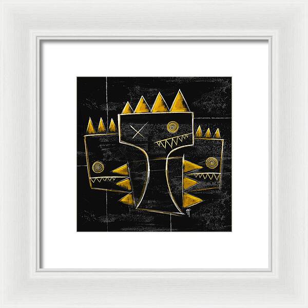 Golden Crowns - Framed Print
