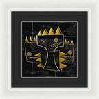 Golden Crowns - Framed Print