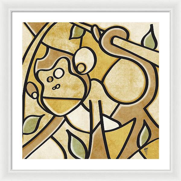 Monkey - Framed Print