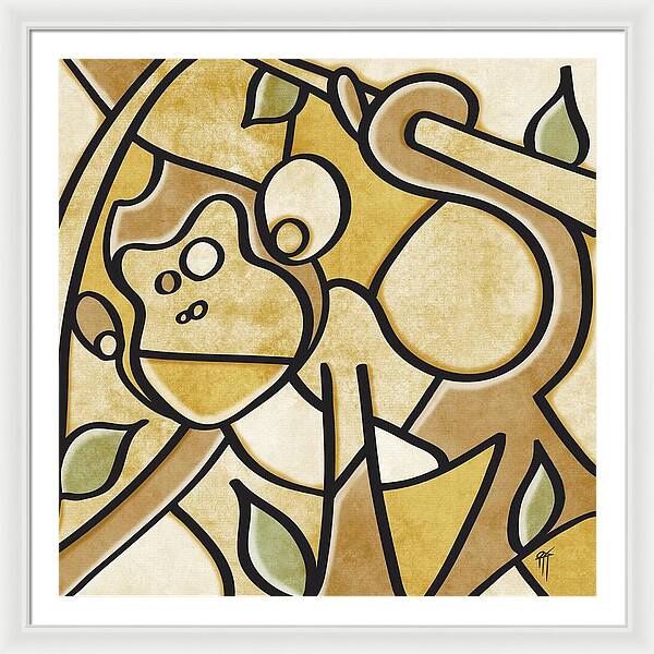 Monkey - Framed Print