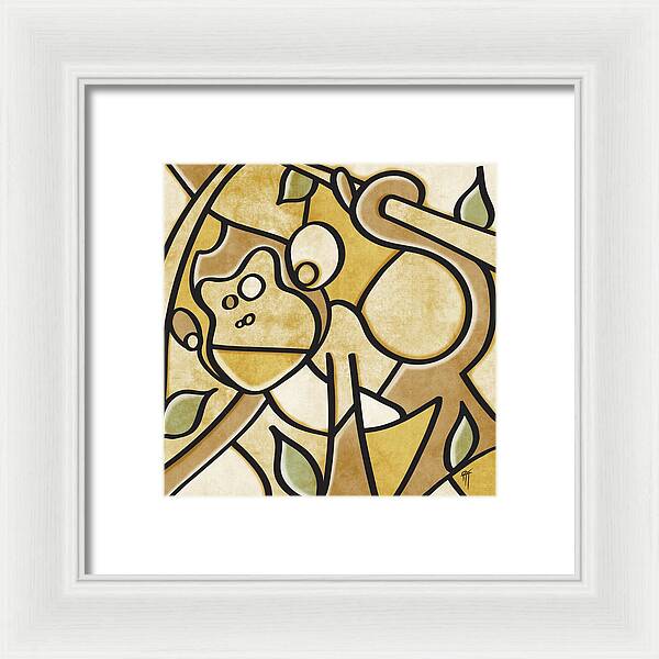 Monkey - Framed Print