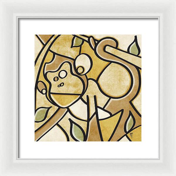 Monkey - Framed Print