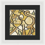 Monkey - Framed Print