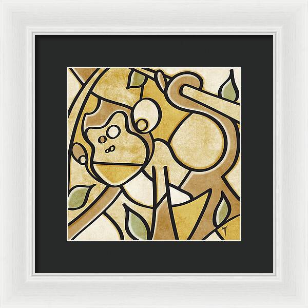 Monkey - Framed Print