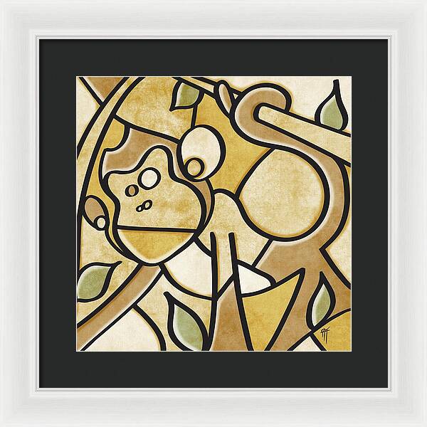 Monkey - Framed Print