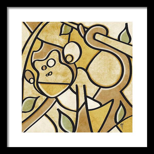 Monkey - Framed Print