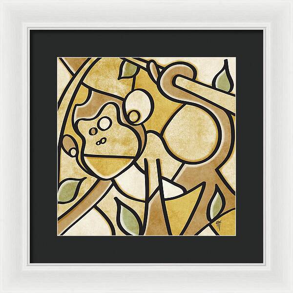 Monkey - Framed Print