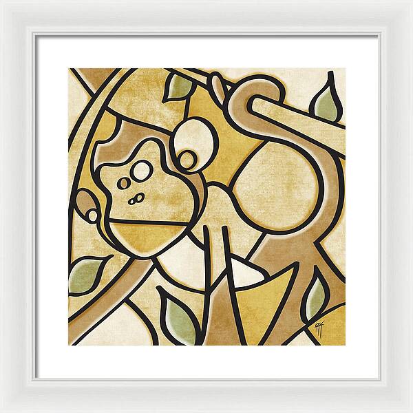 Monkey - Framed Print