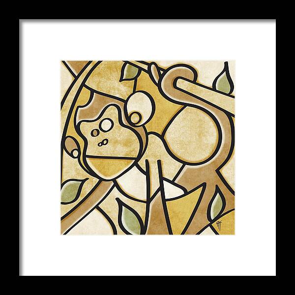 Monkey - Framed Print