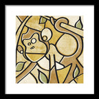 Monkey - Framed Print
