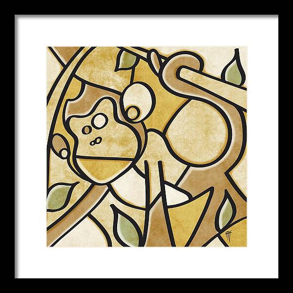 Monkey - Framed Print
