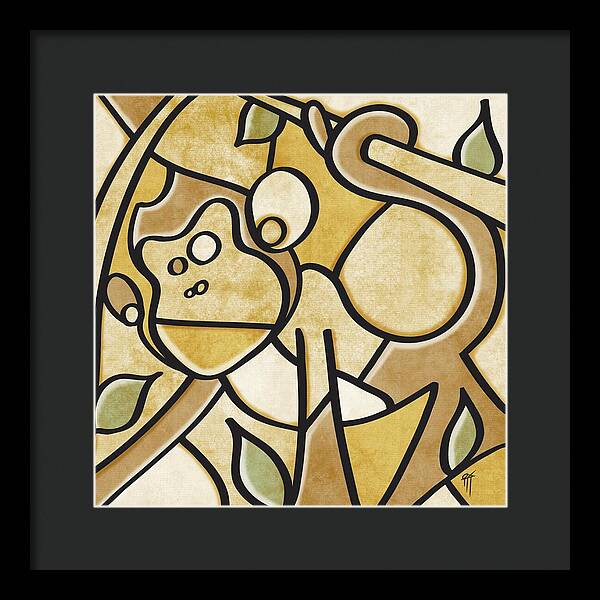 Monkey - Framed Print