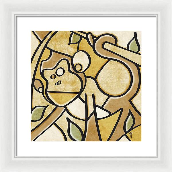 Monkey - Framed Print