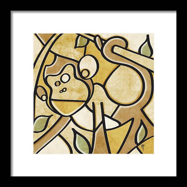 Monkey - Framed Print