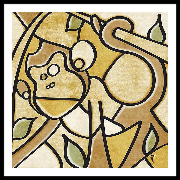 Monkey - Framed Print