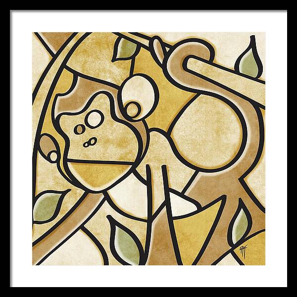 Monkey - Framed Print