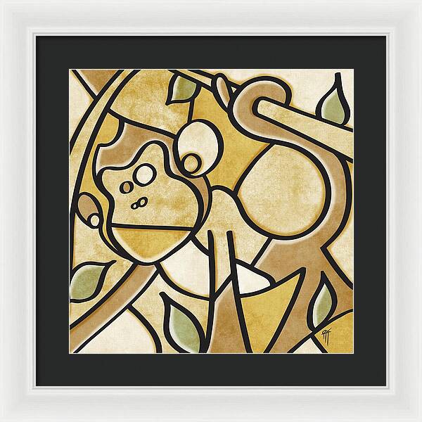 Monkey - Framed Print