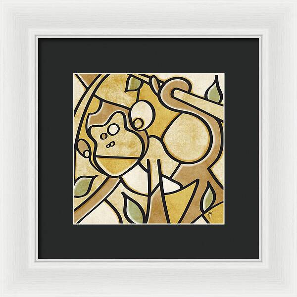Monkey - Framed Print