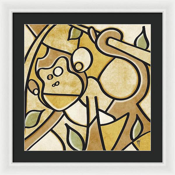 Monkey - Framed Print