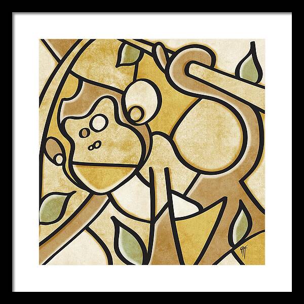 Monkey - Framed Print