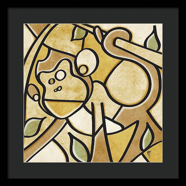 Monkey - Framed Print