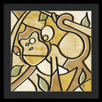 Monkey - Framed Print