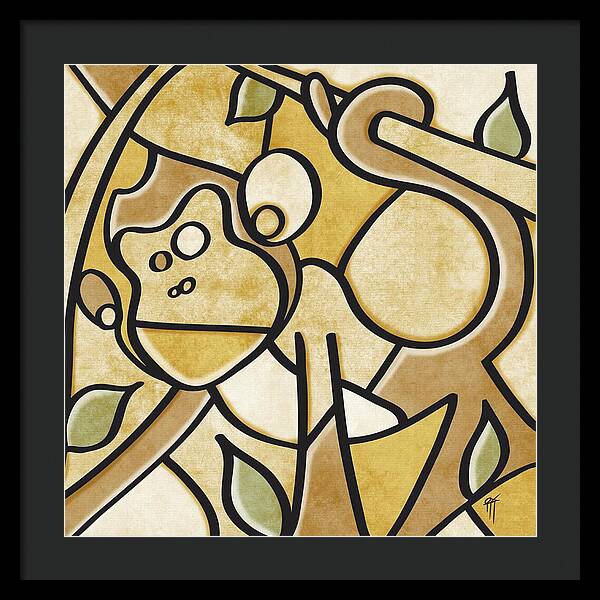 Monkey - Framed Print
