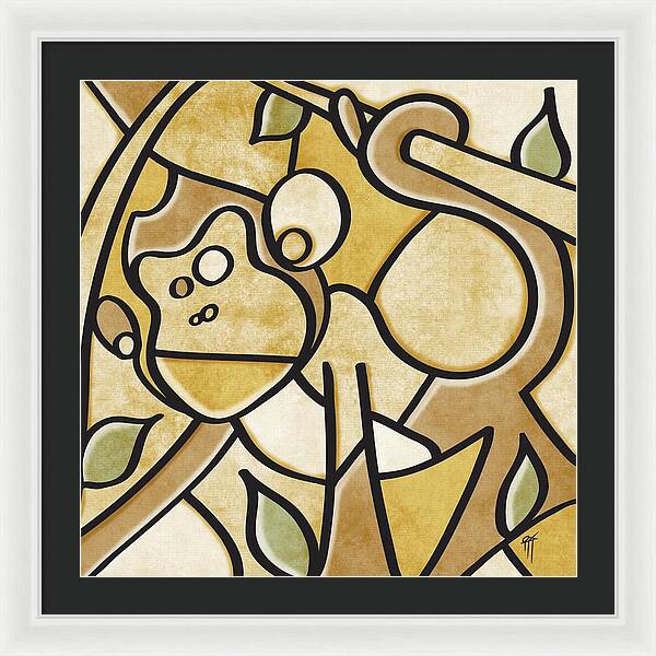 Monkey - Framed Print