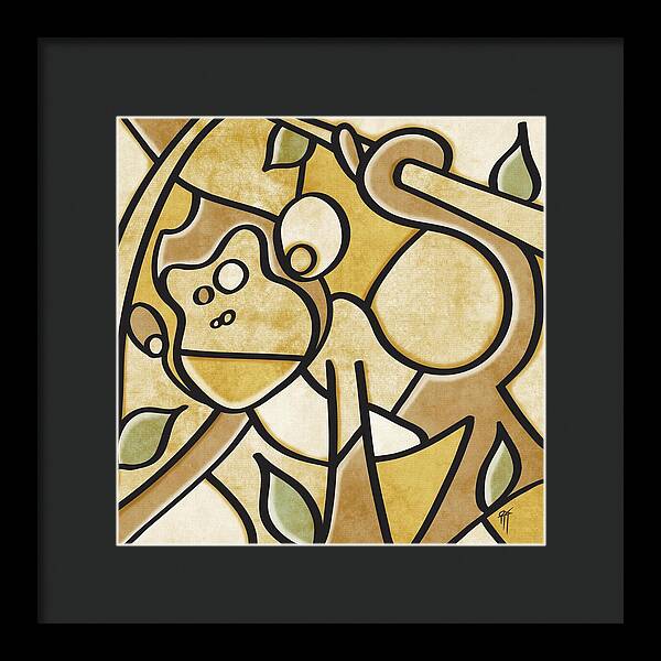 Monkey - Framed Print